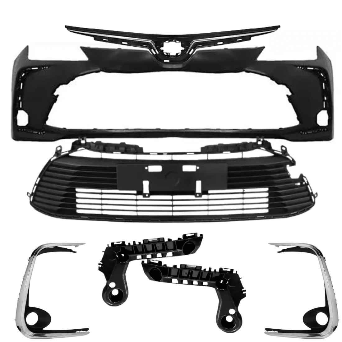 Kit Parachoque Dianteiro Completo Corolla 2020 2021 2022 2023 Kit Parachoque Dianteiro Completo Corolla 2020 2021 2022 2023