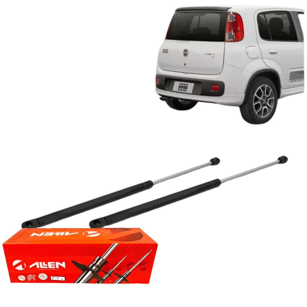 Par Amortecedor Tampa Traseira Fiat Uno Way 2010 Até 2013 Par Amortecedor Tampa Traseira Fiat Uno Way 2010 Até 2013