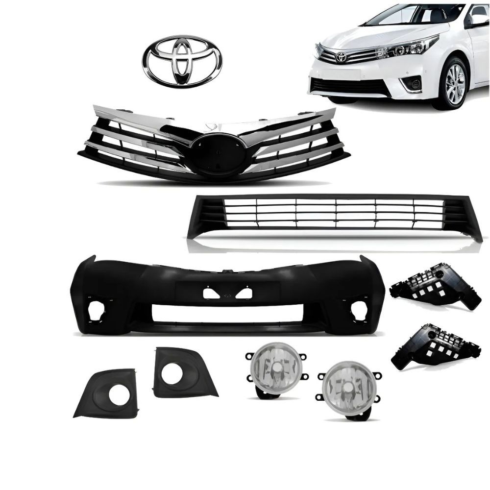Kit Parachoque Dianteiro Corolla 2014 2015 2016 2017 Kit Parachoque Dianteiro Corolla 2014 2015 2016 2017