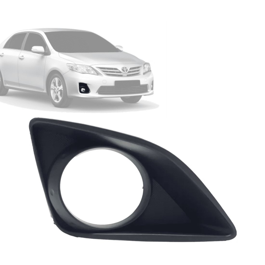 Moldura Milha Direito Corolla 2009 2010 2011 Moldura Milha Direito Corolla 2009 2010 2011