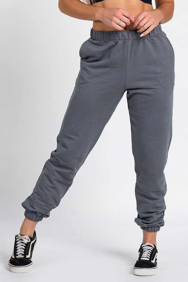 Calça Jogger Color Feminina Chumbo