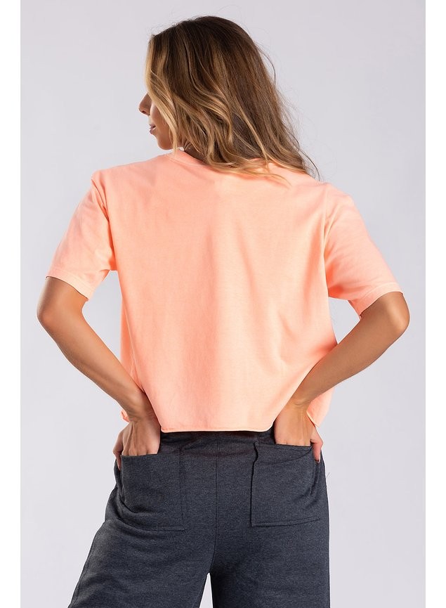 Cropped Estonado Flora Coral Cropped Estonado Flora Coral