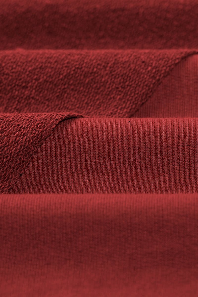 Calça Wide Leg Moletom Bordo