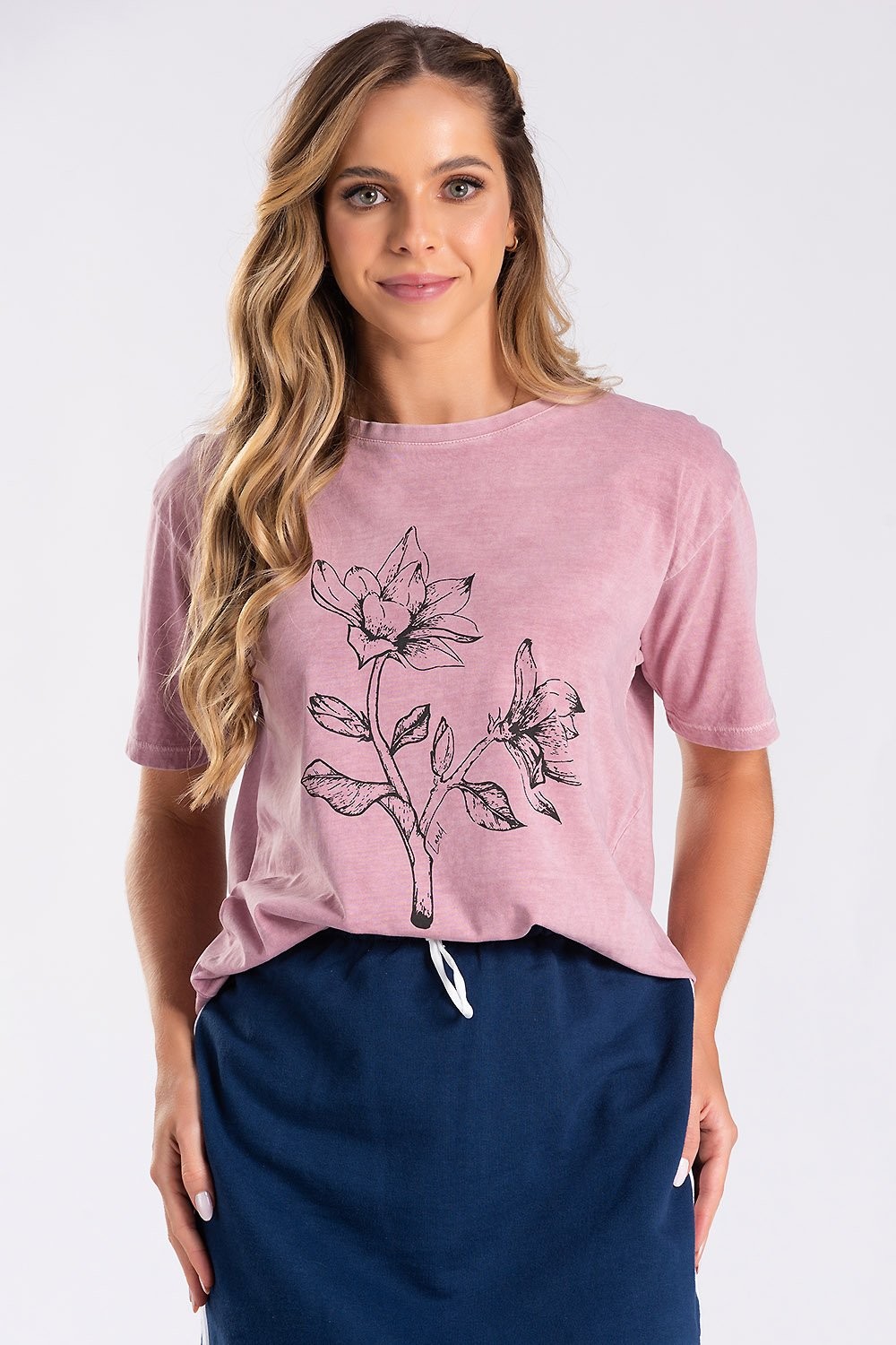 T-shirt Estonada Flora Rose T-shirt Estonada Flora Rose