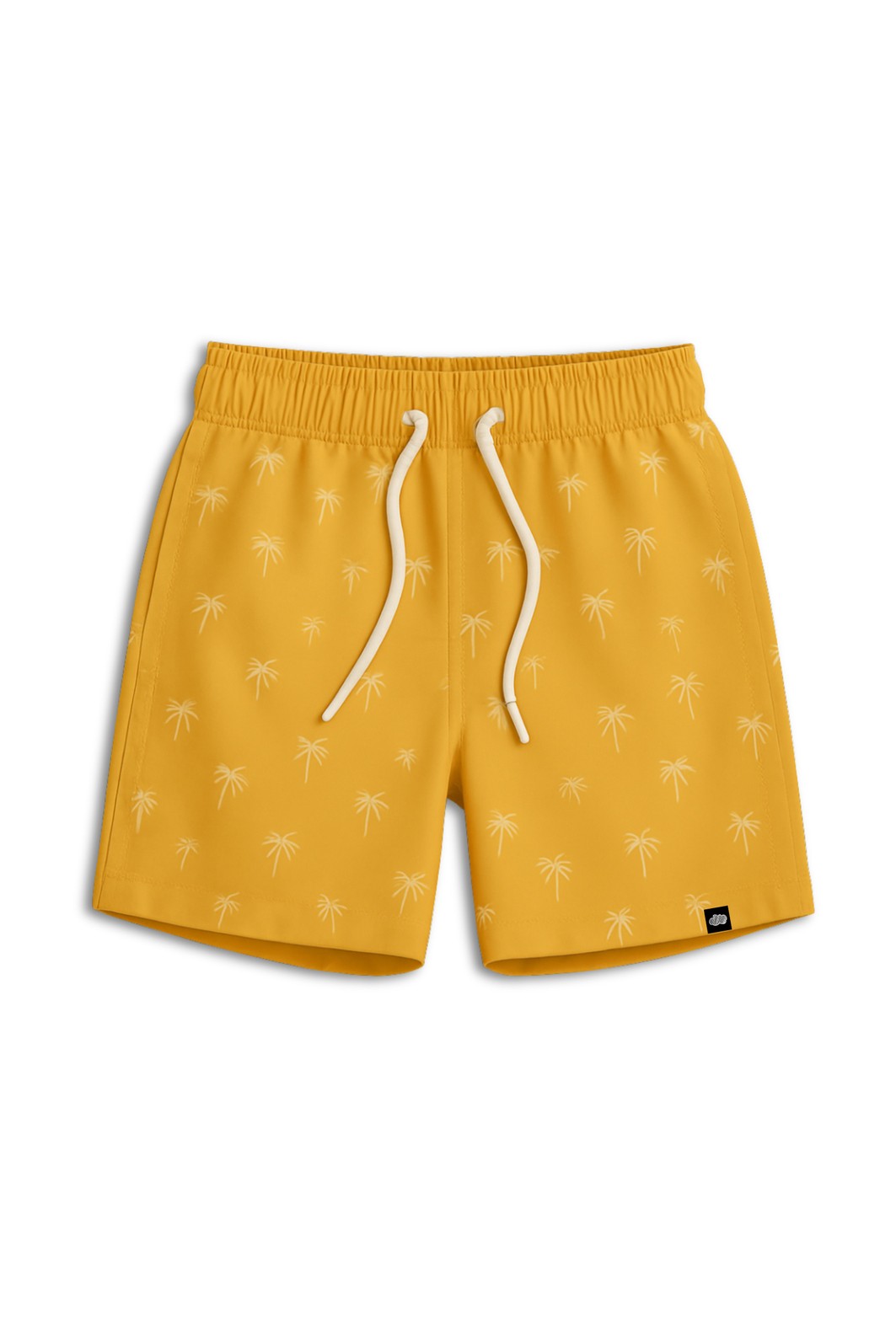 Short Tactel Infantil Com ajuste Mostarda Coqueiros