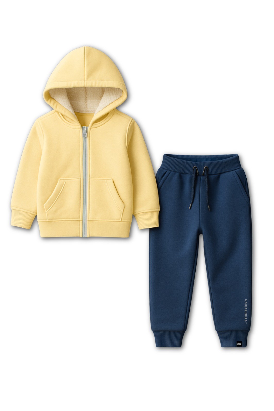 Kit Confort Funny Casaco + Calça moletom encorpado