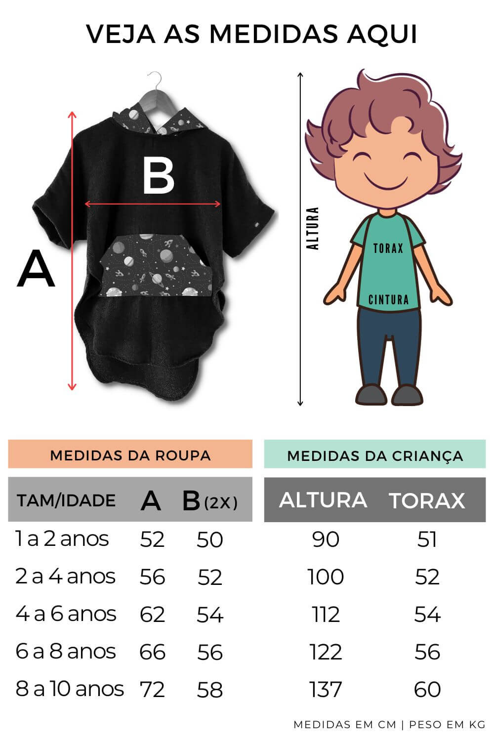 Roupão Poncho Infantil Com Capuz 100% Algodão Atoalhado Super Secagem Proteção UV50+ Rosa Dona Flor