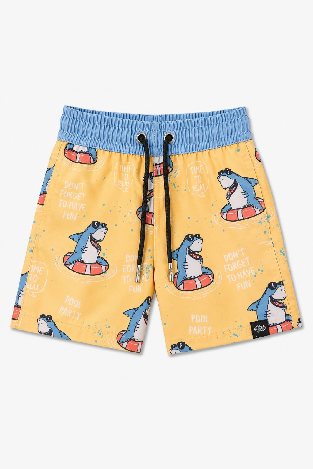 Short Tactel UV Amarelo Tuba Relax Tamanho:1 a 2 anos