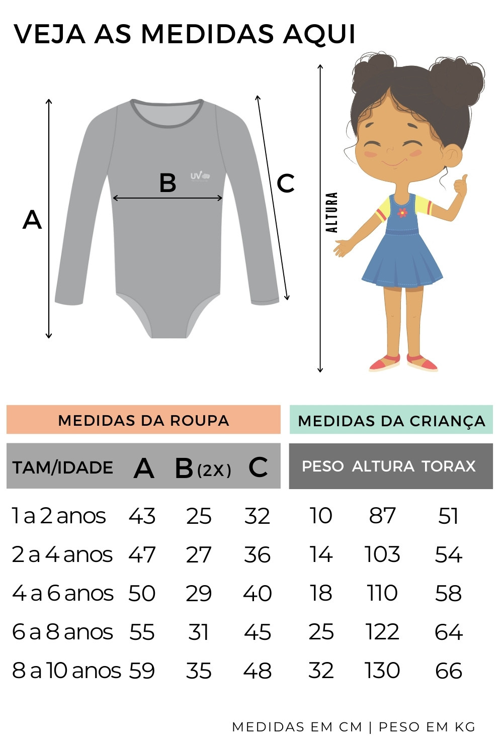 Maiô Manga Longa Proteção UV50+ Confortável Azul Dona Flor