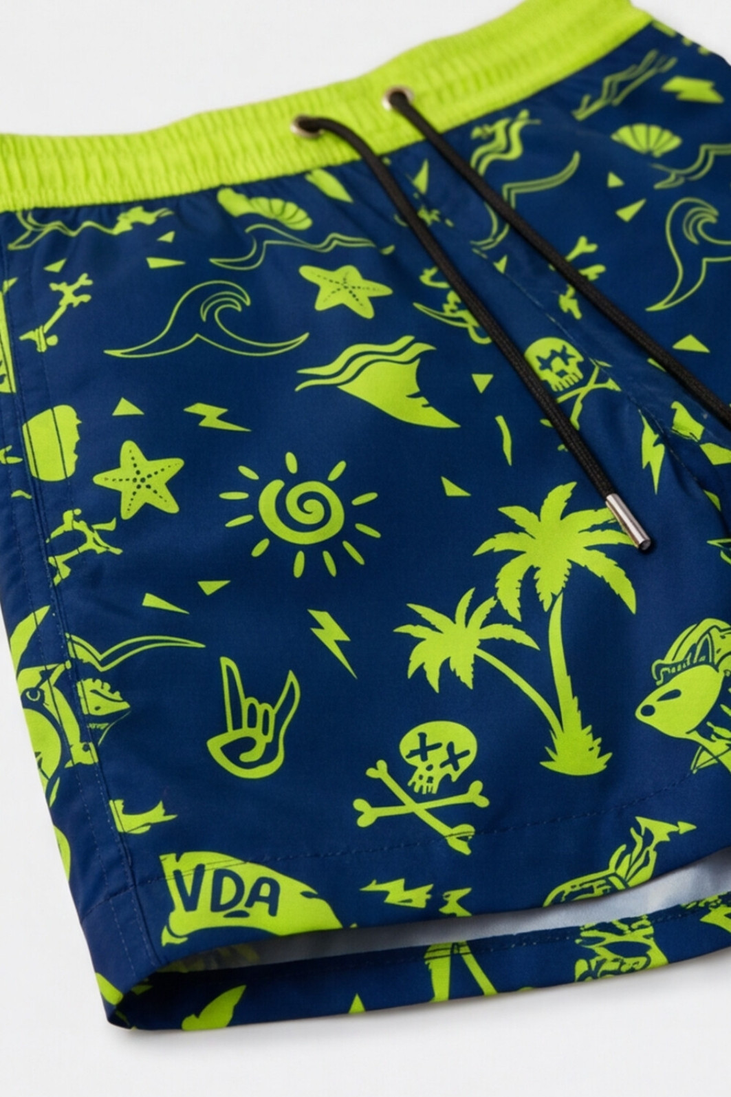 Short Infantil Tactel de banho com ajuste na cintura e proteção UV 50+ Azul Praia e Sol Short Infantil Tactel de banho com ajuste na cintura e proteção UV 50+ Azul Praia e Sol