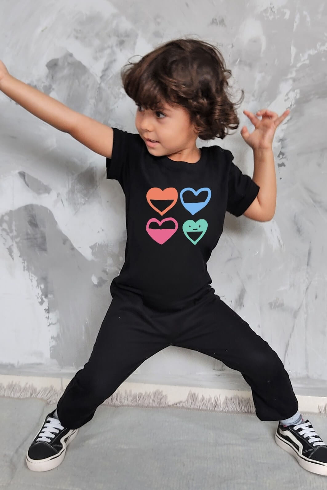 Macacão Bebê Longo Manga Curta Preto Amorzinho Macacão Bebê Longo Manga Curta Preto Amorzinho