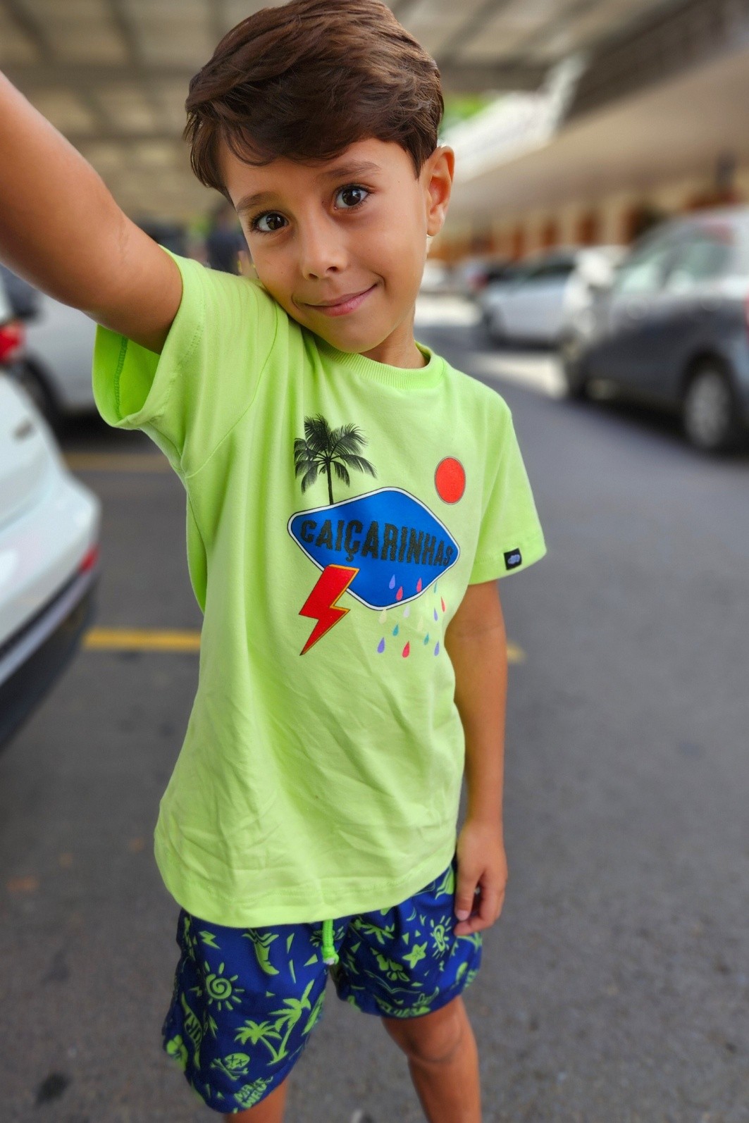 Kit Camiseta e Short Tactel Estações Kit Camiseta e Short Tactel Estações