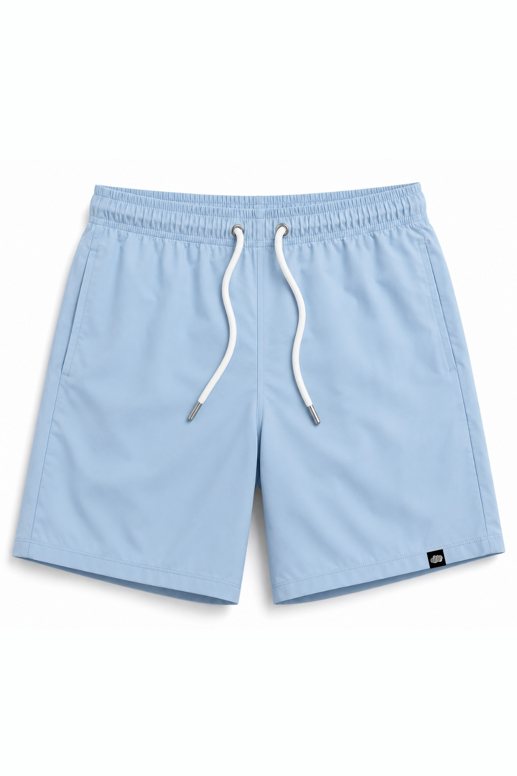 Short Infantil Tactel com ajuste na cintura UV 50+ Azul Claro