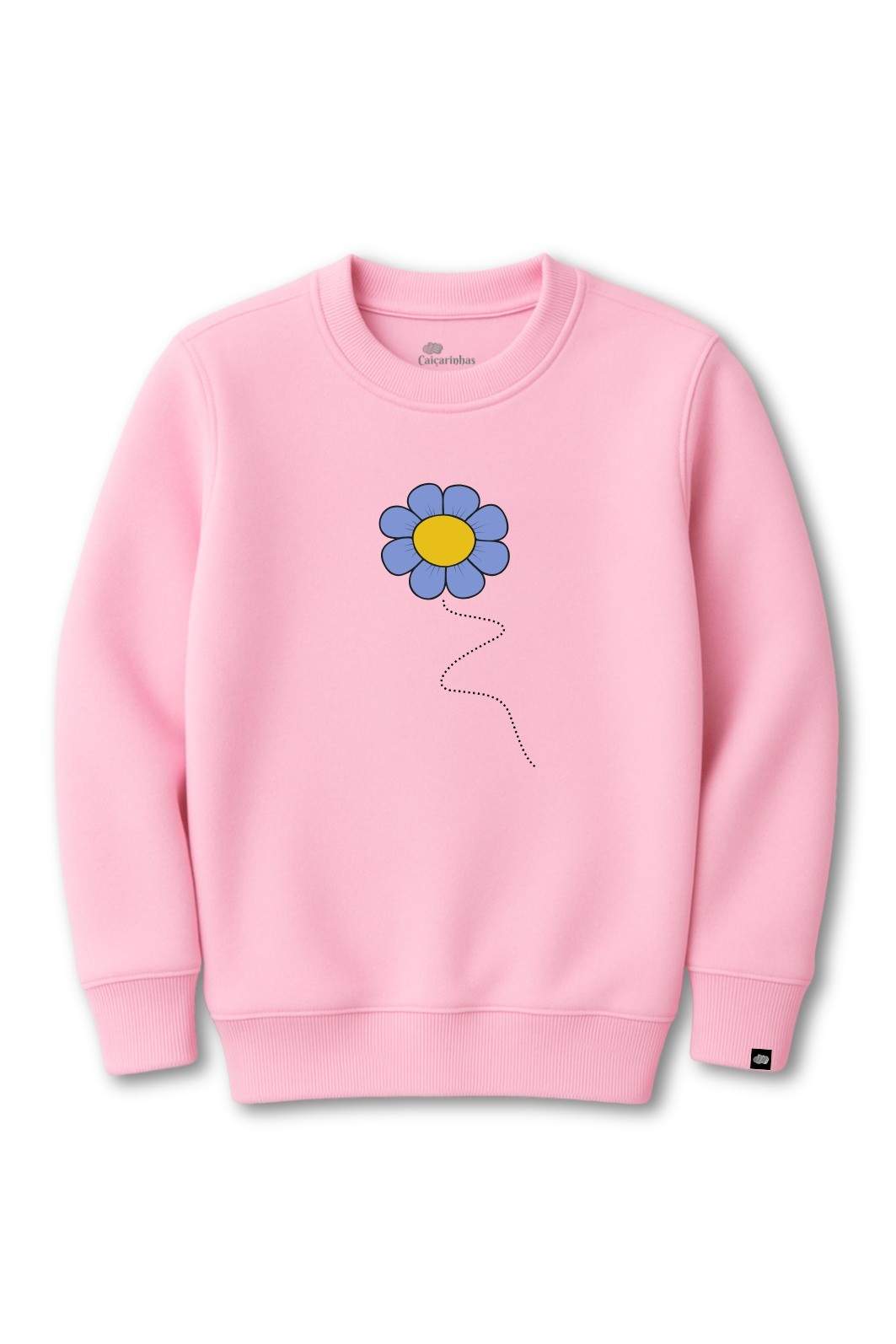 Blusão Infantil Moletom Felpado Rosa Borboletinha Blusão Infantil Moletom Felpado Rosa Borboletinha