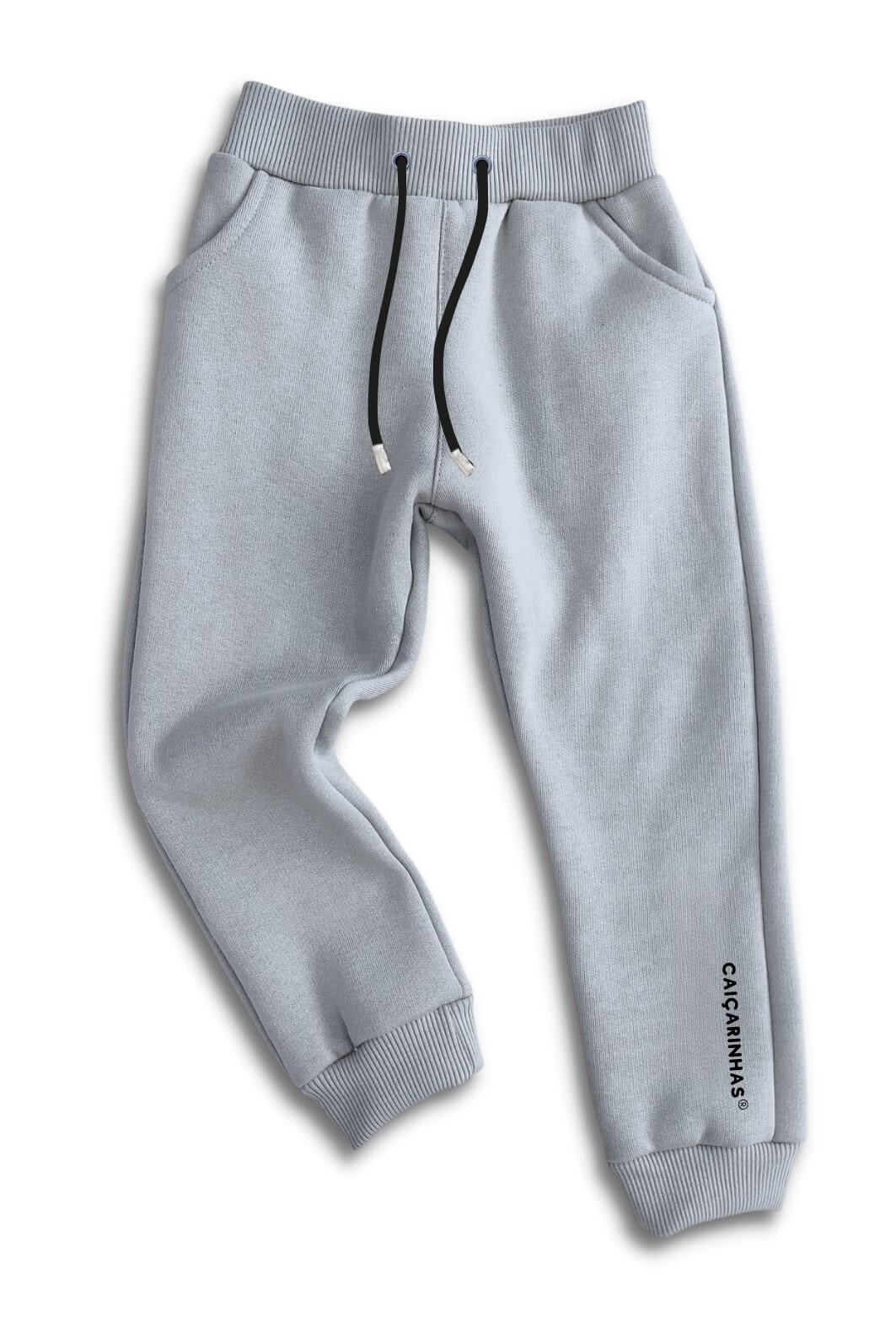 Kit Cinza Caiçarinhas® Casaco + Calça Moletom Infantil Confortável Kit Cinza Caiçarinhas® Casaco + Calça Moletom Infantil Confortável