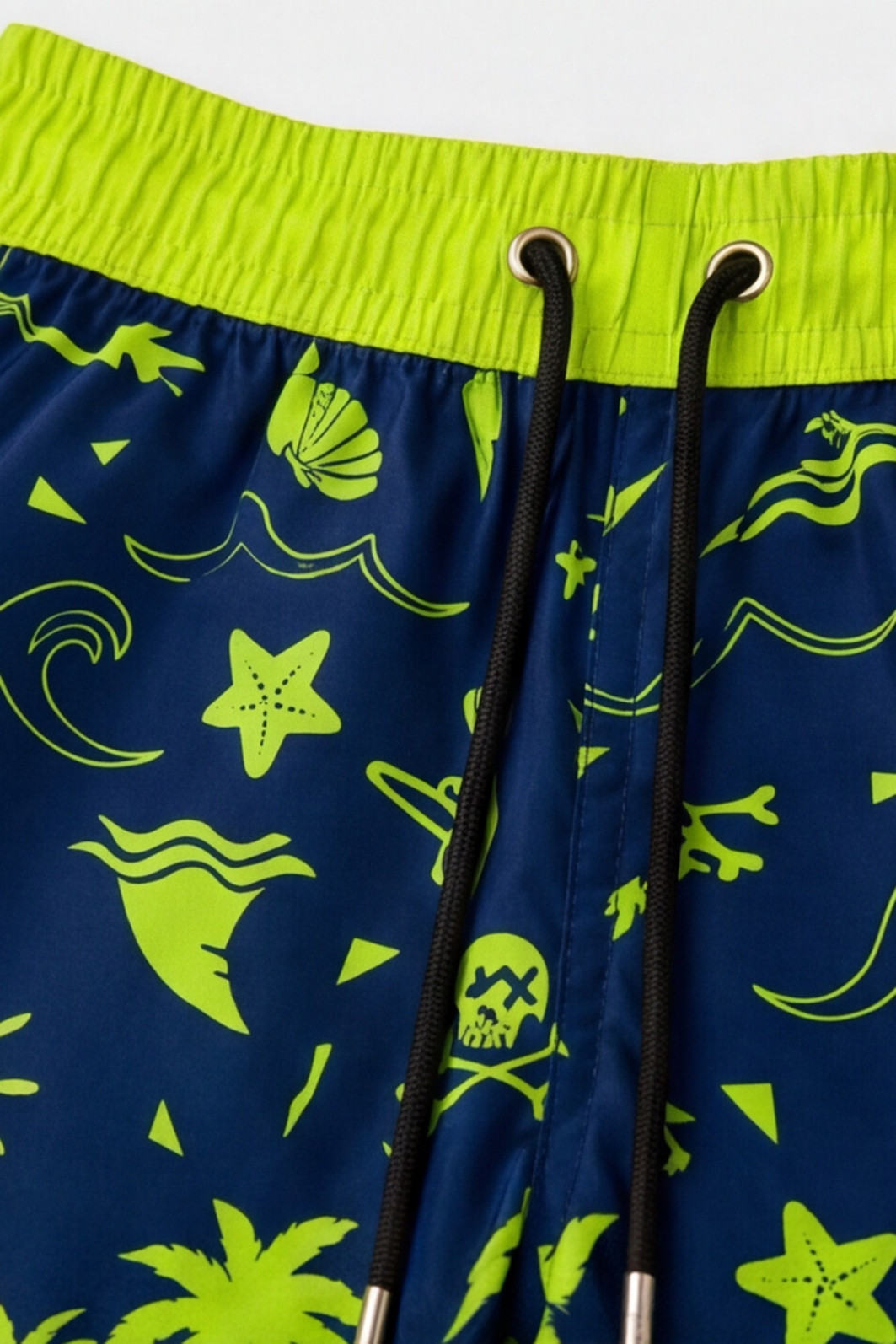 Short Infantil Tactel de banho com ajuste na cintura e proteção UV 50+ Azul Praia e Sol Short Infantil Tactel de banho com ajuste na cintura e proteção UV 50+ Azul Praia e Sol