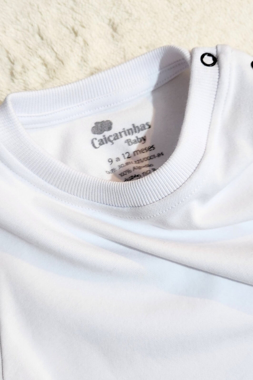 Macacão Bebê Longo Manga Curta Off White Skate Energy Macacão Bebê Longo Manga Curta Off White Skate Energy