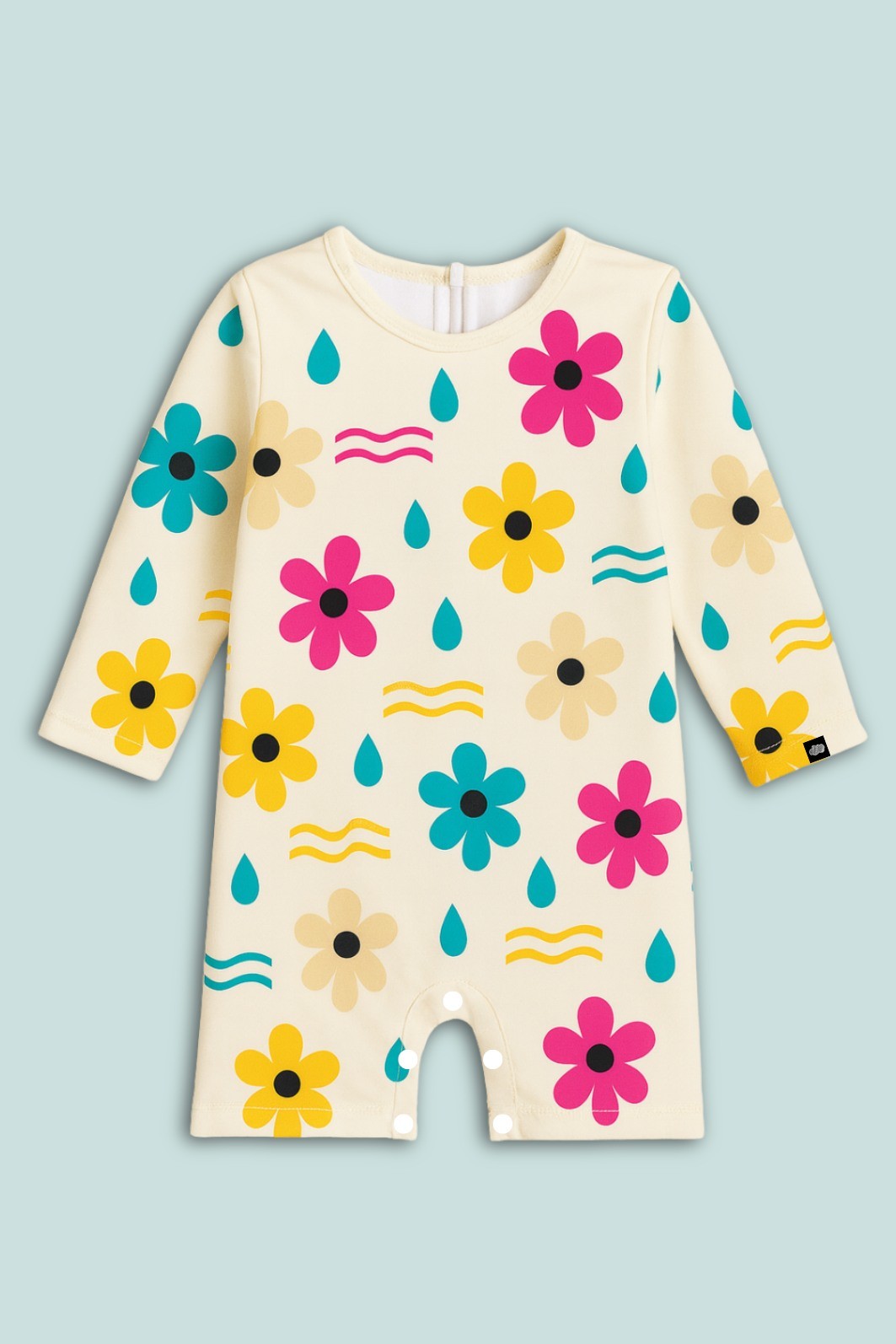 Macacão ML UV Off White Dona Flor Macacão ML UV Off White Dona Flor