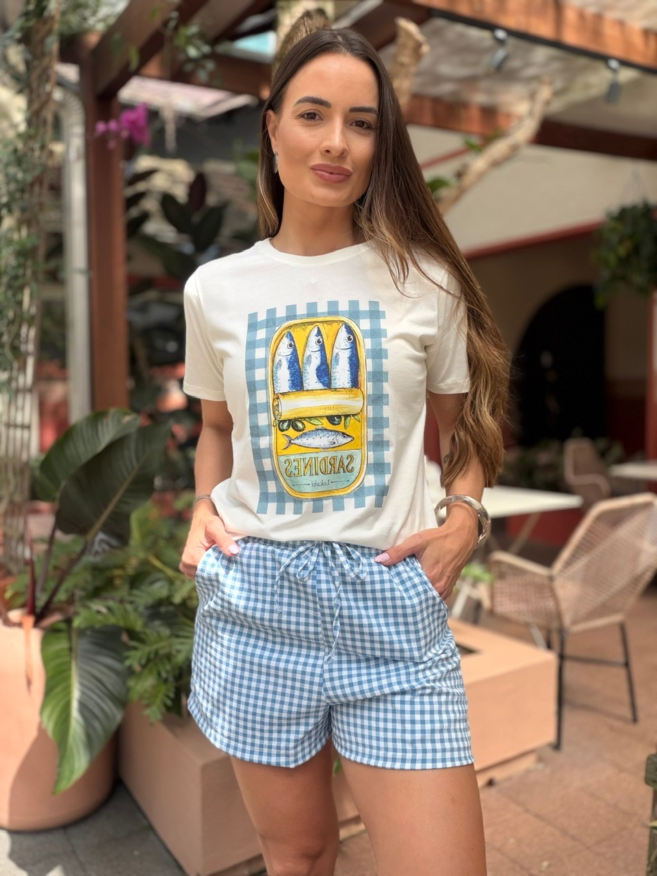 T-SHIRT LA SARDINE - OFF WHITE T-SHIRT LA SARDINE - OFF WHITE