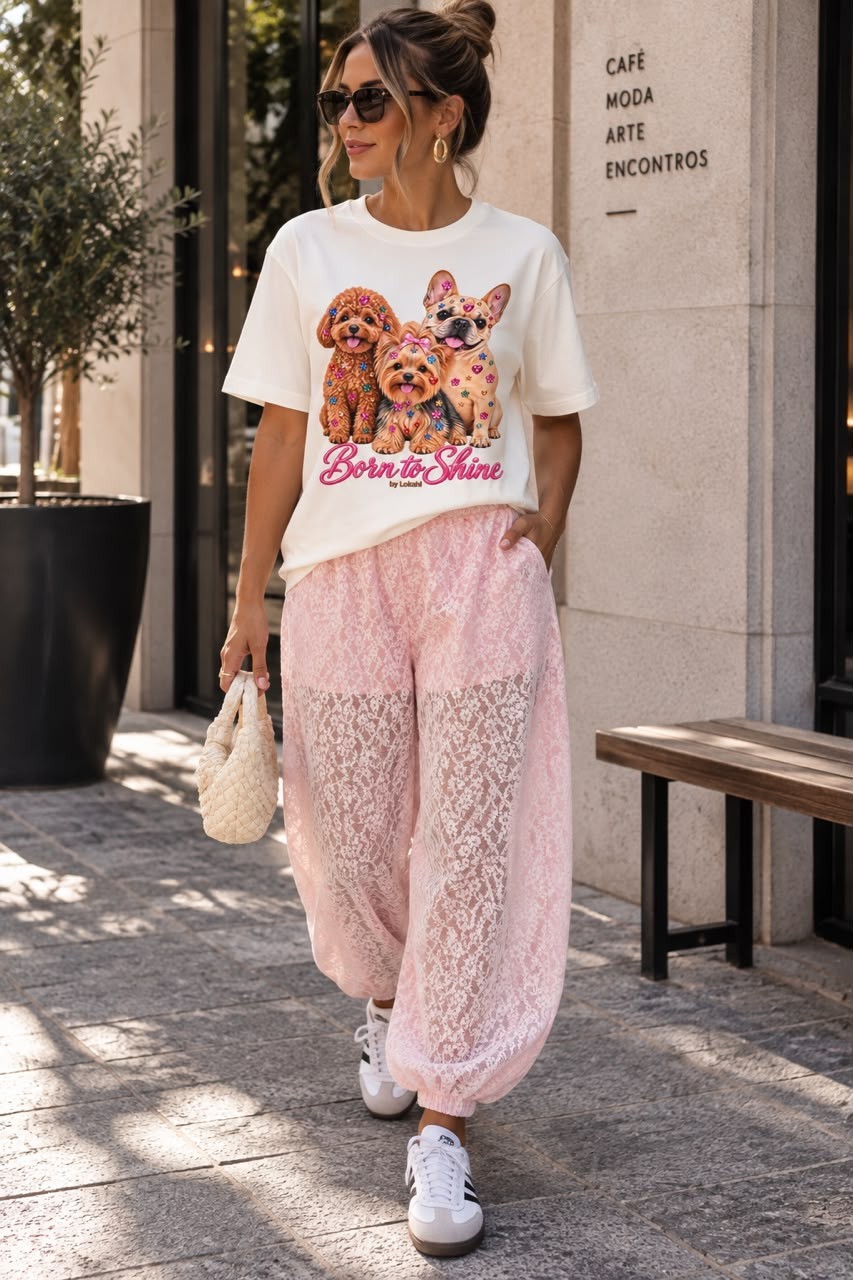 T-SHIRT SHINE - OFF WHITE T-SHIRT SHINE - OFF WHITE