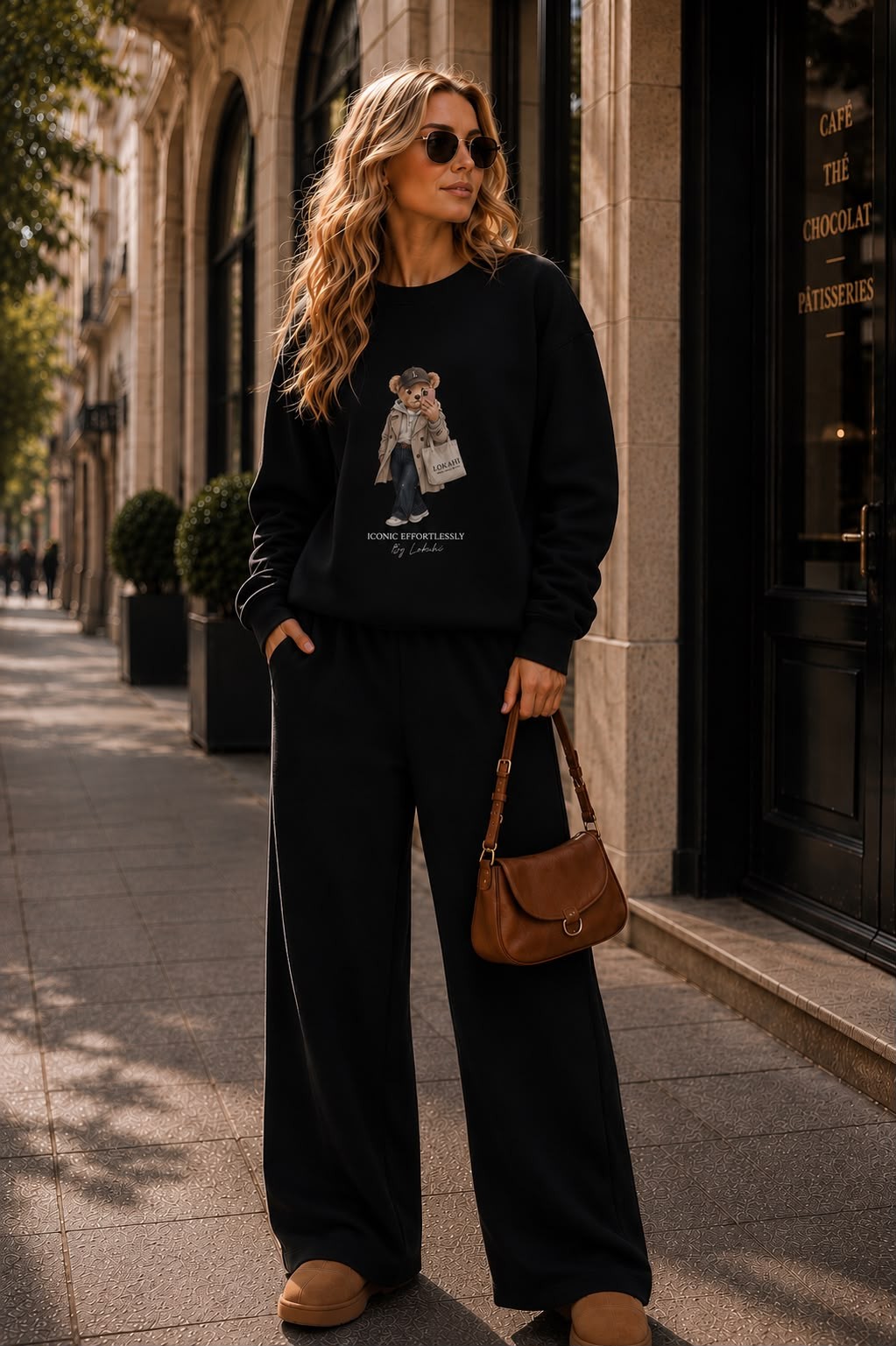 CONJUNTO MOLETOM ICONIC - PRETO CONJUNTO MOLETOM ICONIC - PRETO