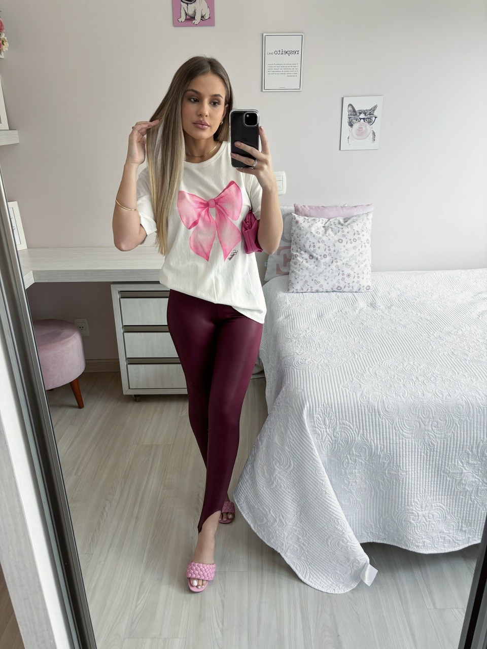 CALÇA PEZINHO CIRRÊ - BORDÔ