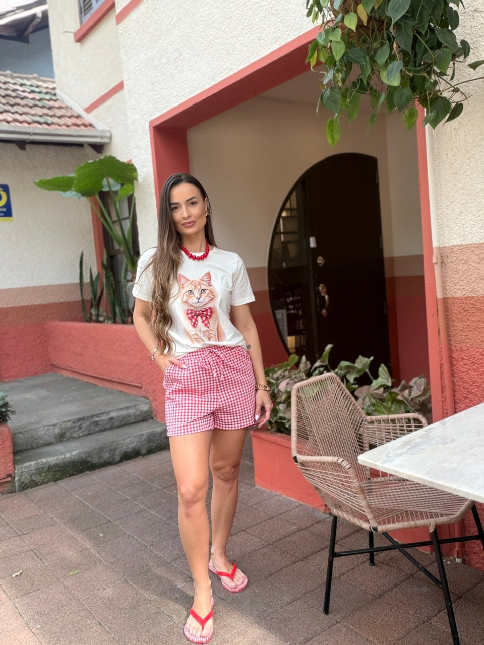 T-SHIRT BELLA CAT - OFF WHITE T-SHIRT BELLA CAT - OFF WHITE