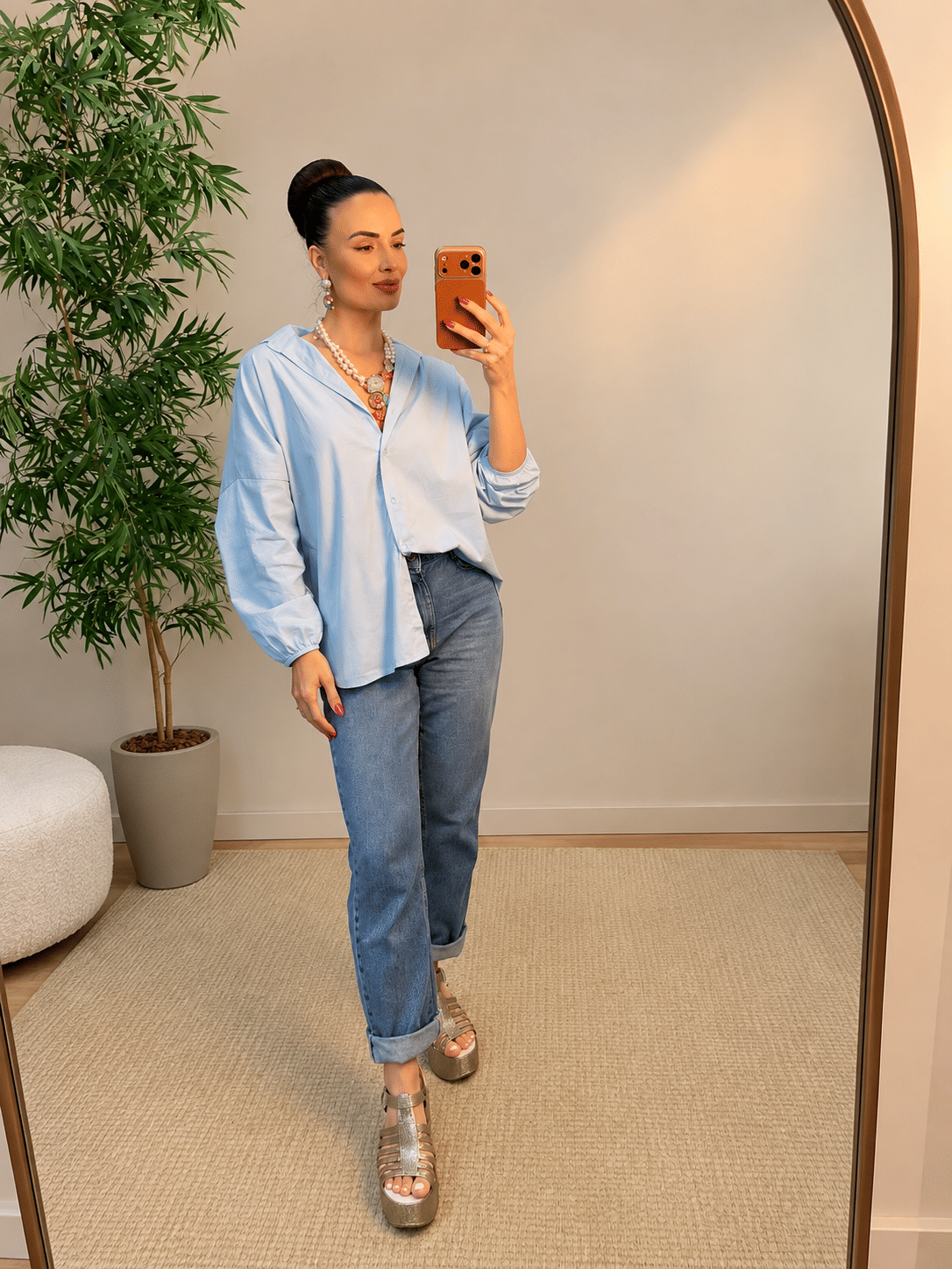CAMISA OVERSIZED - AZUL CÉU