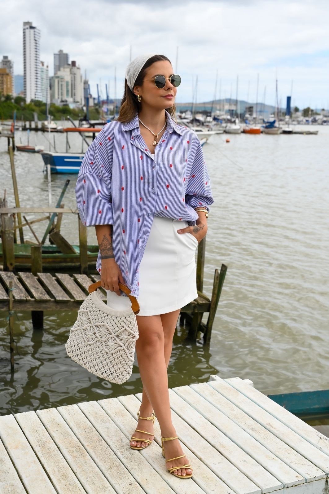 CAMISA OVERSIZED NAVY