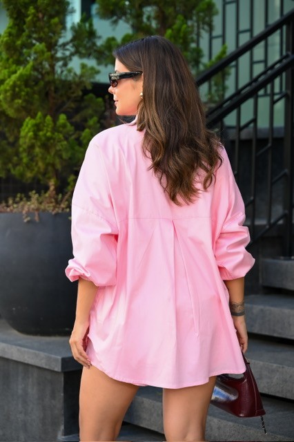 CAMISA OVERSIZED - ROSA