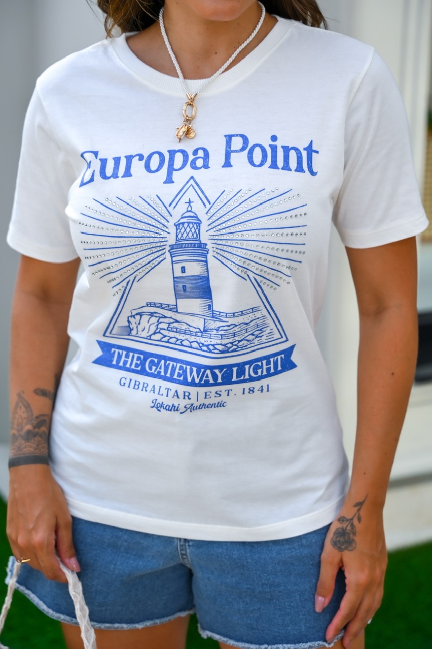 T-SHIRT EUROPA POINT - OFF WHITE T-SHIRT EUROPA POINT - OFF WHITE