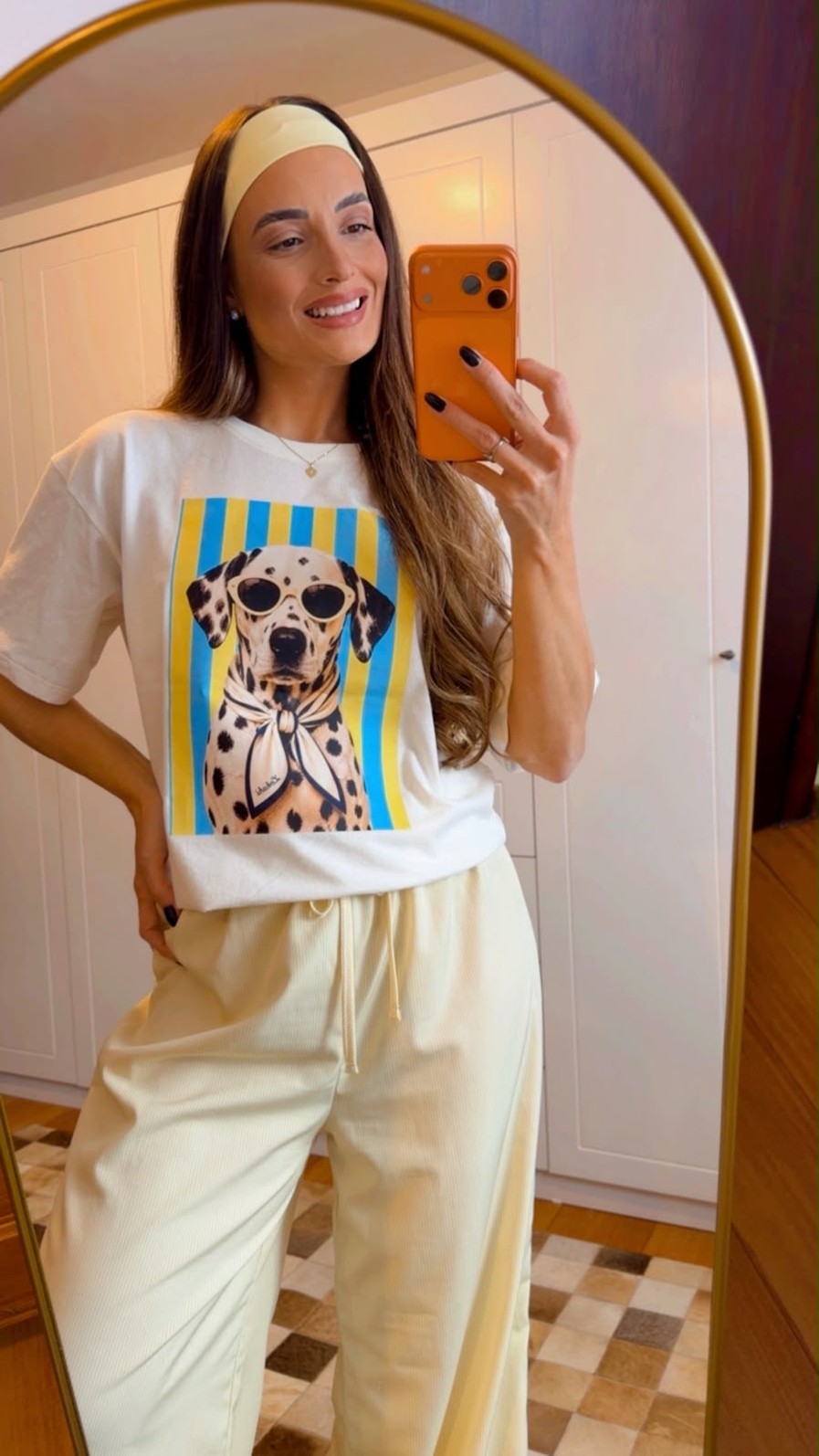 T-SHIRT OVERSIZED SUNNY DOTS - OFF WHITE T-SHIRT OVERSIZED SUNNY DOTS - OFF WHITE