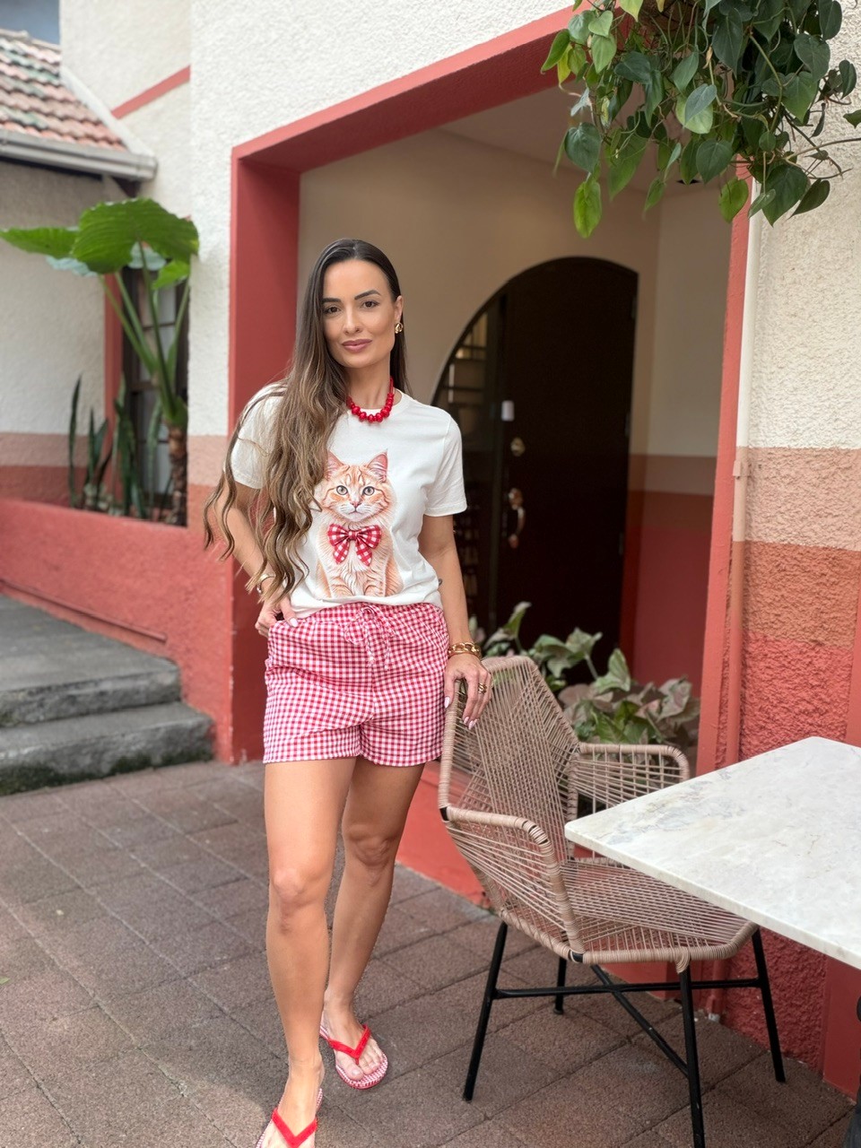T-SHIRT BELLA CAT - OFF WHITE T-SHIRT BELLA CAT - OFF WHITE