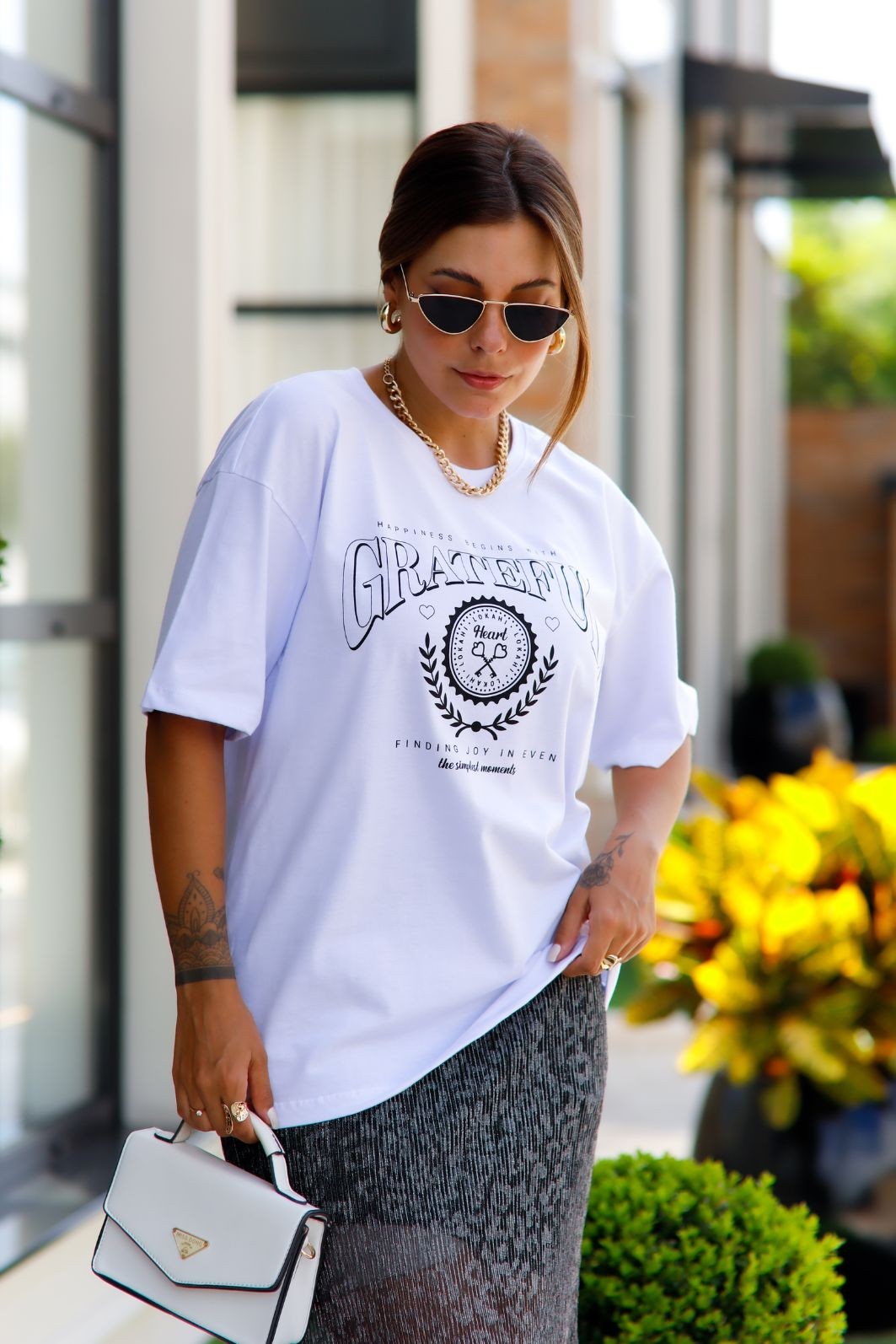 T-SHIRT OVERSIZED SIMPLEST MOMENTS - BRANCO T-SHIRT OVERSIZED SIMPLEST MOMENTS - BRANCO