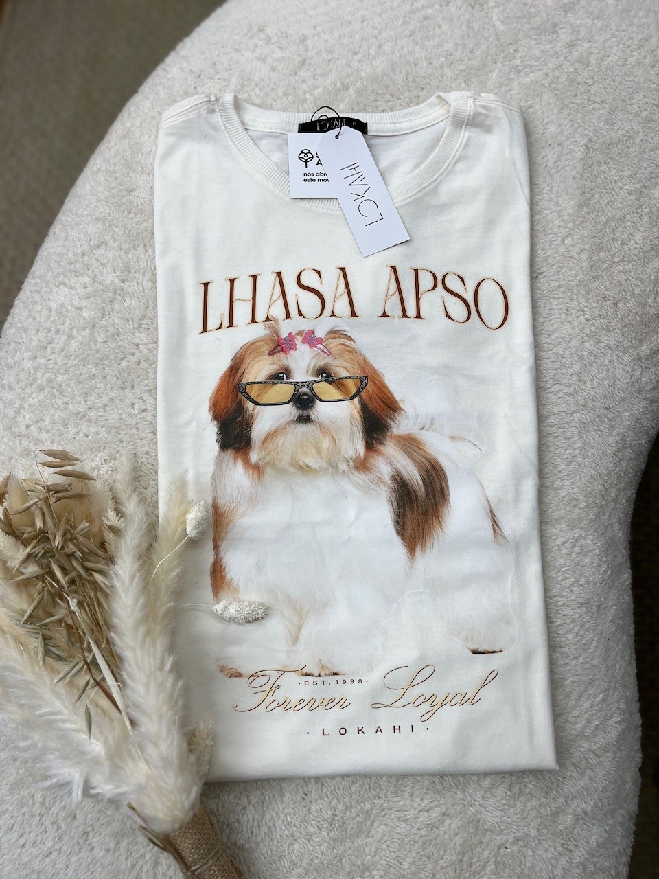T-SHIRT LHASA APSO 2 - OFF WHITE T-SHIRT LHASA APSO 2 - OFF WHITE