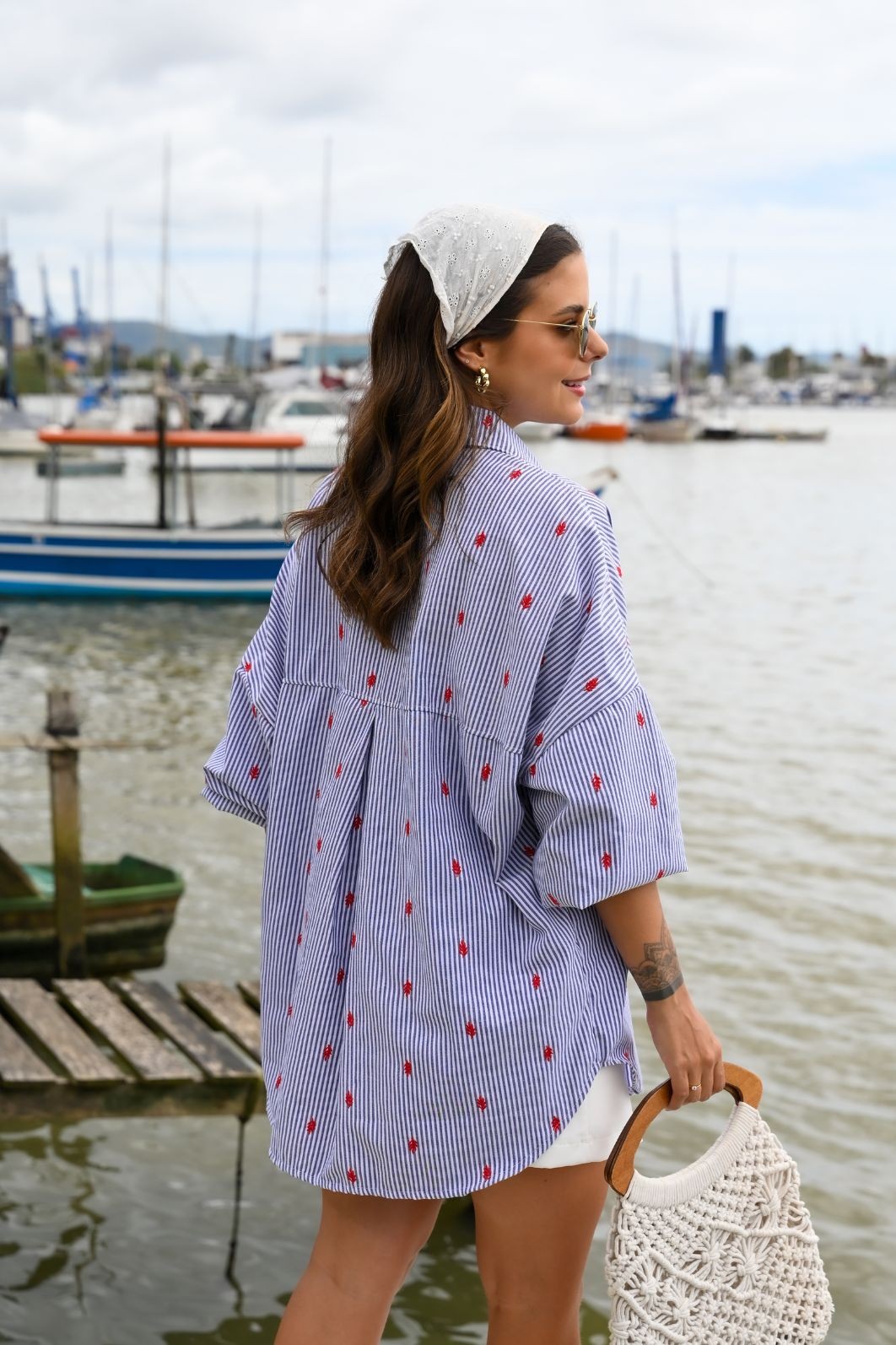 CAMISA OVERSIZED NAVY