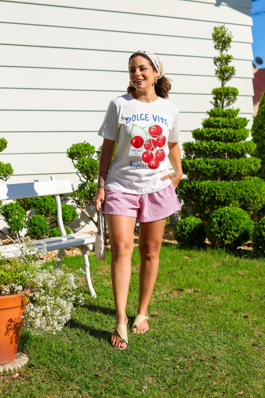 T-SHIRT NAPOLI - OFF WHITE T-SHIRT NAPOLI - OFF WHITE