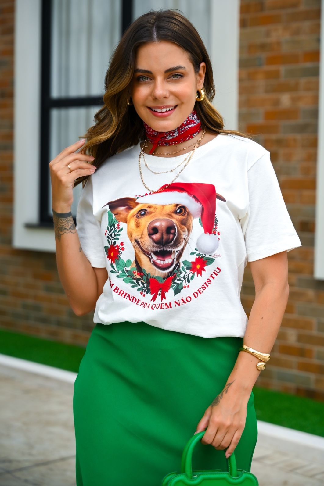 T-SHIRT CARAMELO NATALINO - OFF WHITE T-SHIRT CARAMELO NATALINO - OFF WHITE