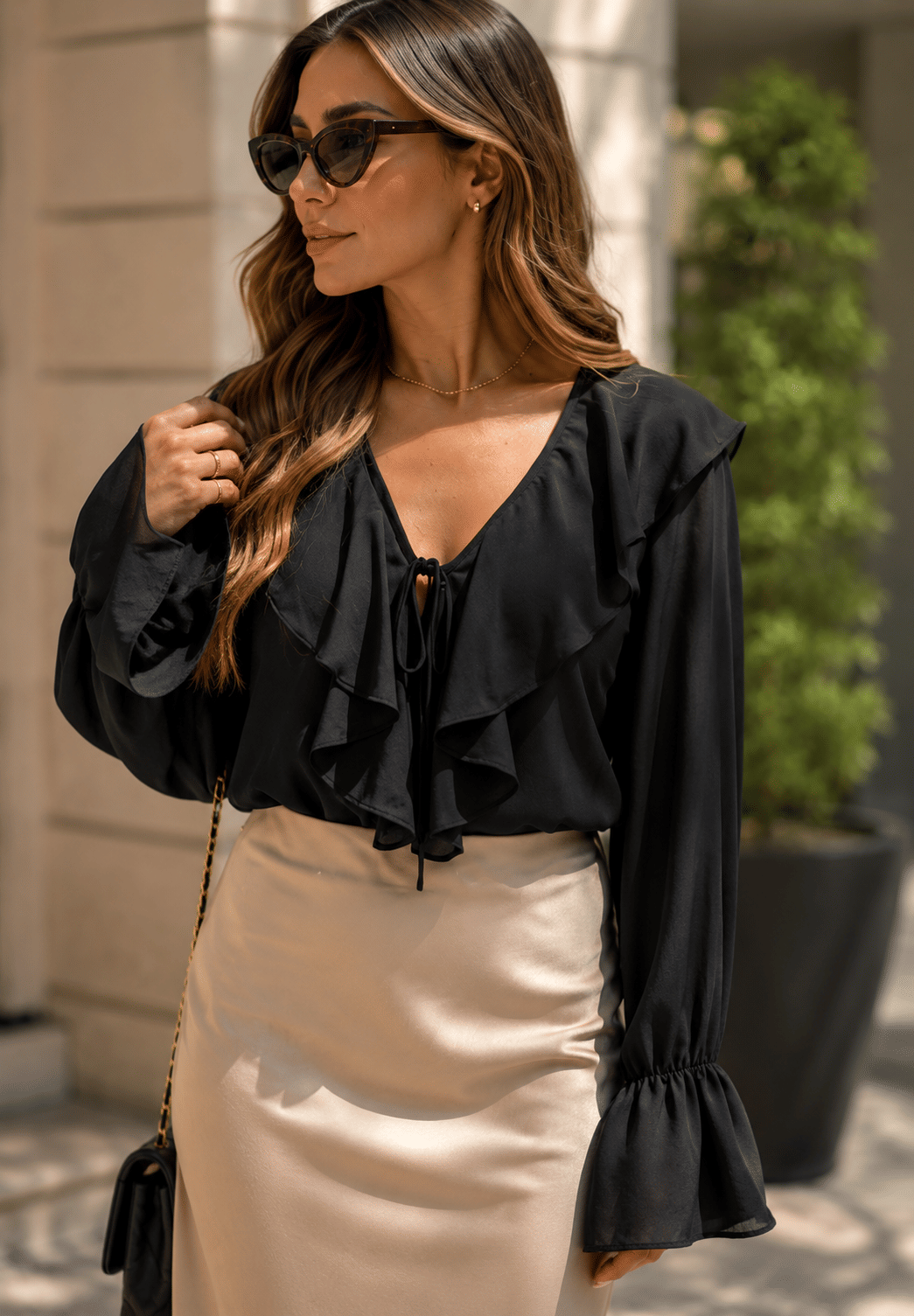 BLUSA BOHO - PRETO BLUSA BOHO - PRETO