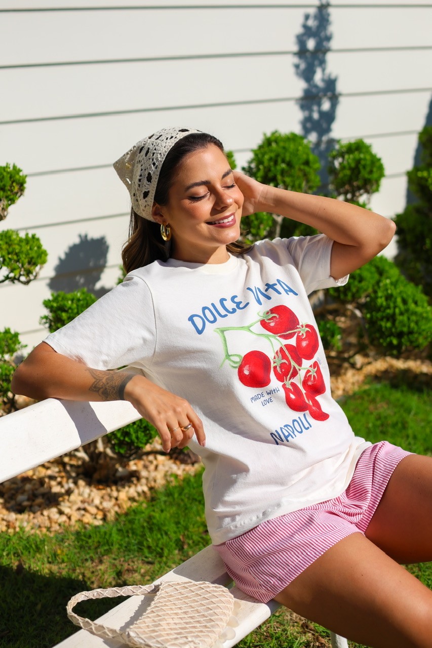 T-SHIRT NAPOLI - OFF WHITE T-SHIRT NAPOLI - OFF WHITE