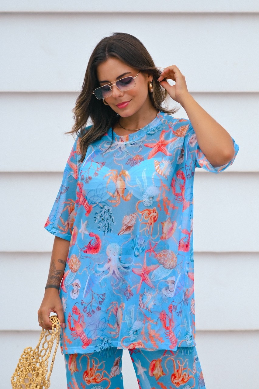 CAMISA OVERSIZED - MALDIVAS
