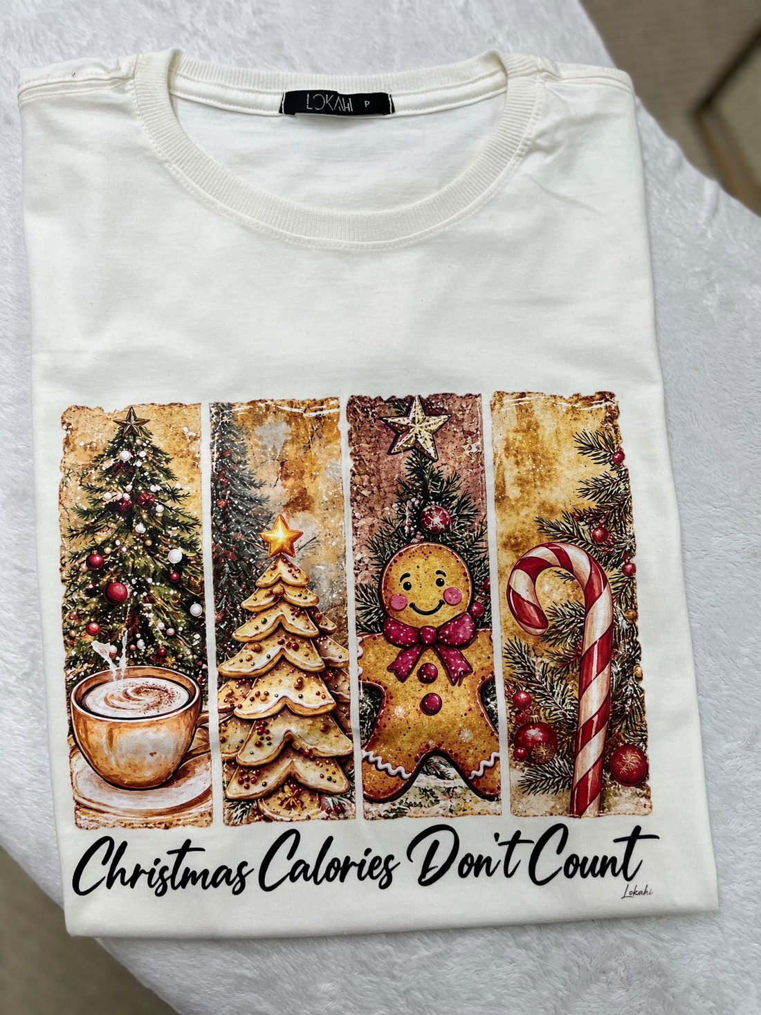 T-SHIRT SWEET CHRISTMAS - OFF WHITE T-SHIRT SWEET CHRISTMAS - OFF WHITE