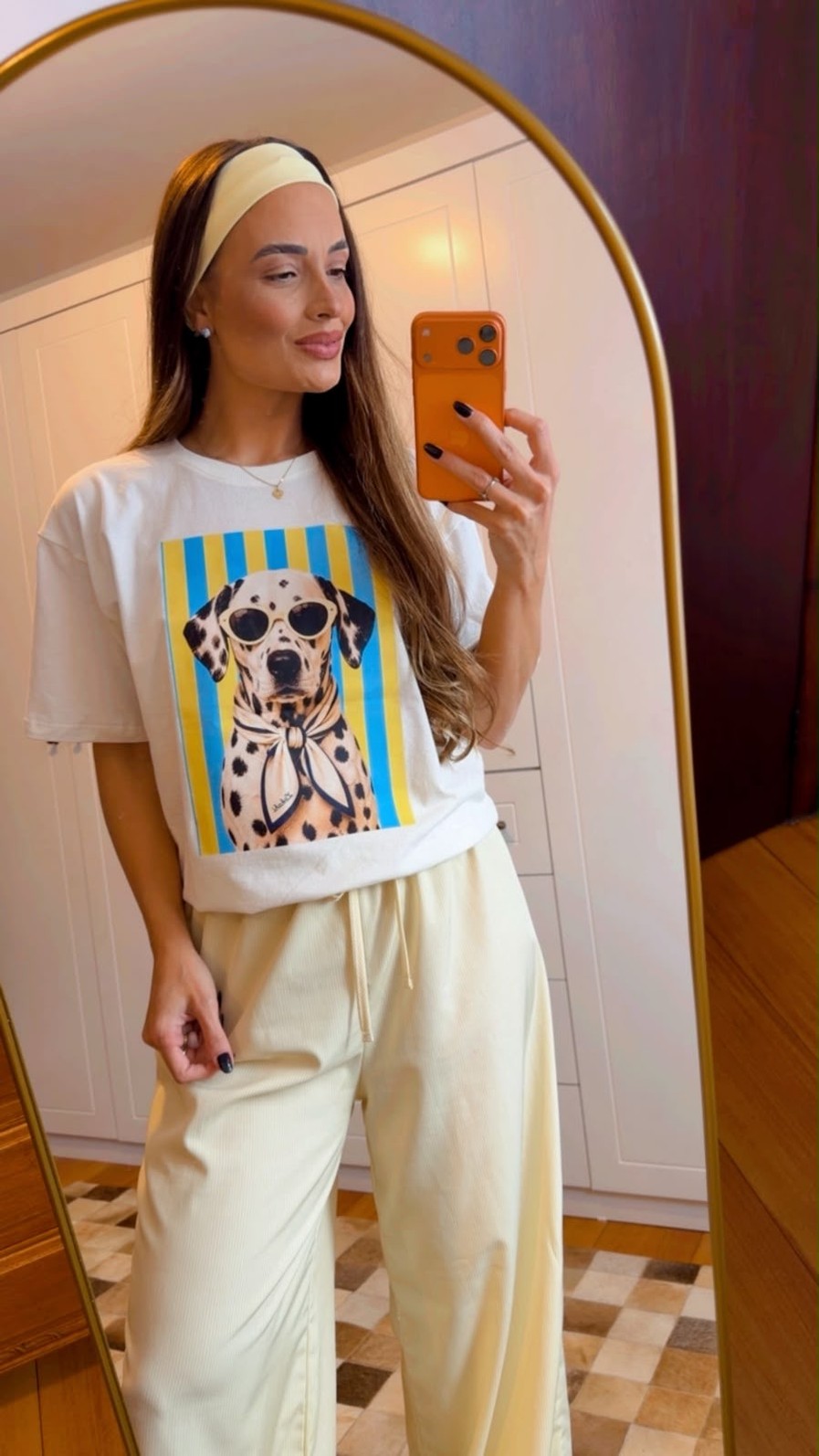 T-SHIRT OVERSIZED SUNNY DOTS - OFF WHITE T-SHIRT OVERSIZED SUNNY DOTS - OFF WHITE