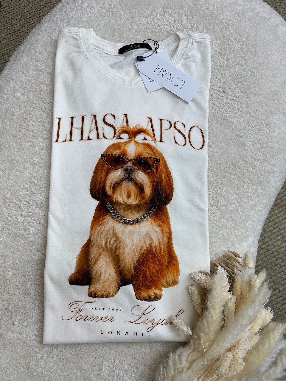T-SHIRT LHASA APSO - OFF WHITE T-SHIRT LHASA APSO - OFF WHITE