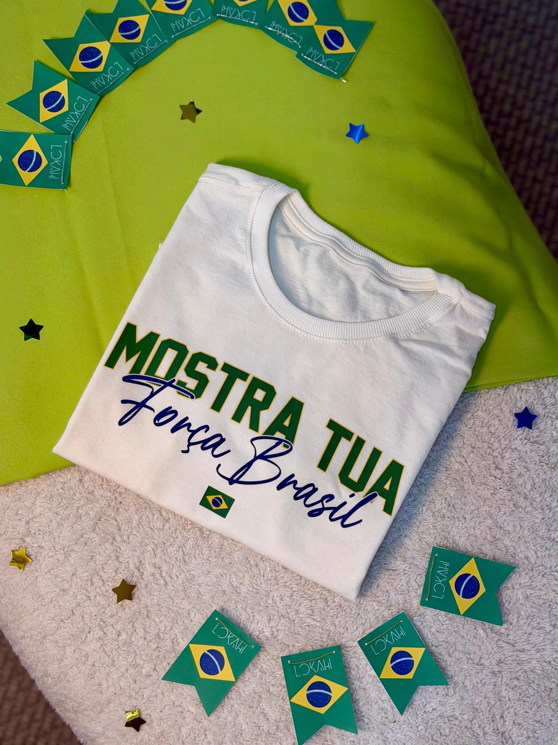 T-SHIRT FORÇA BRASIL - OFF WHITE