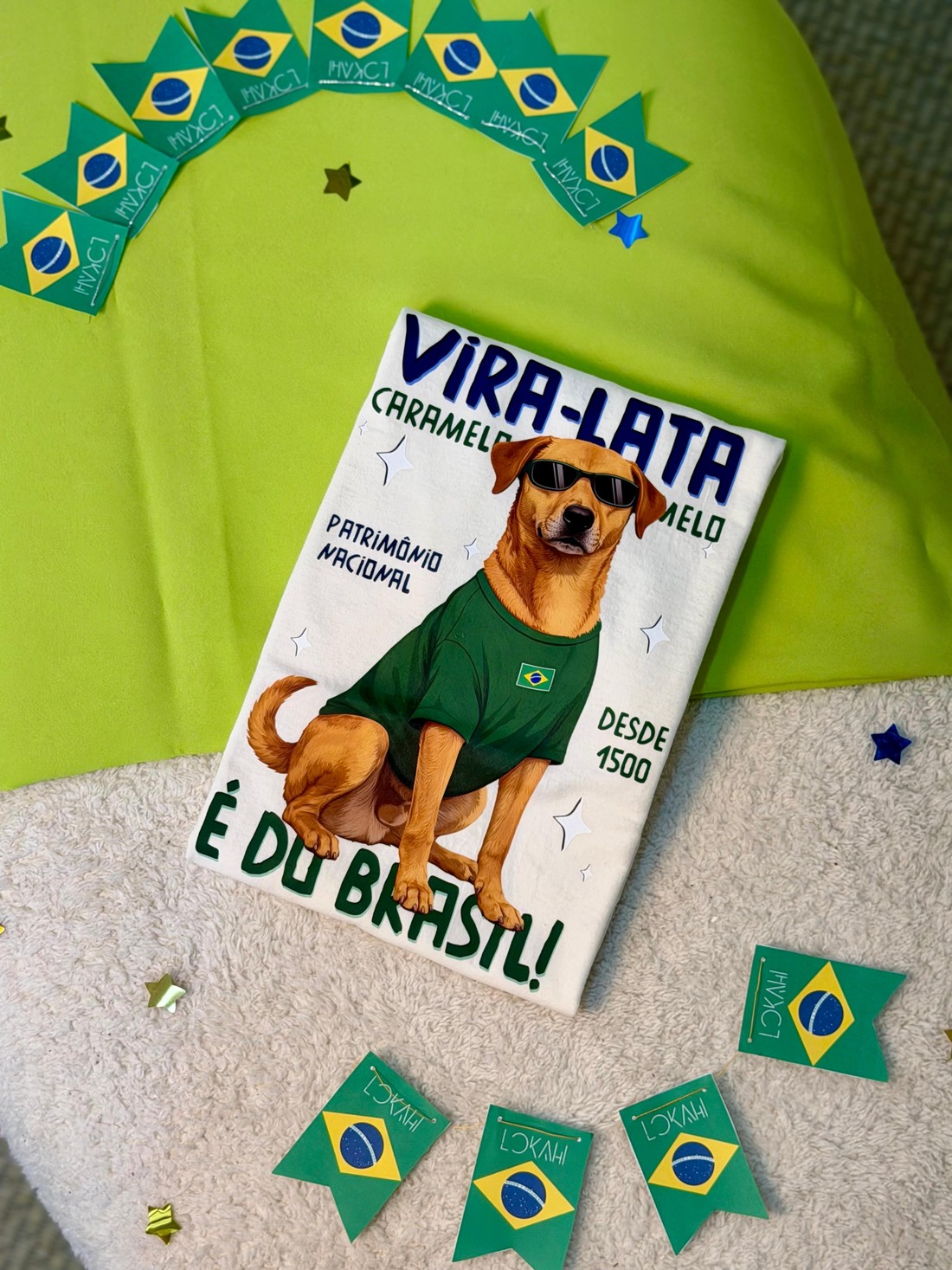 T-SHIRT OVERSIZED É DO BRASIL - OFF WHITE