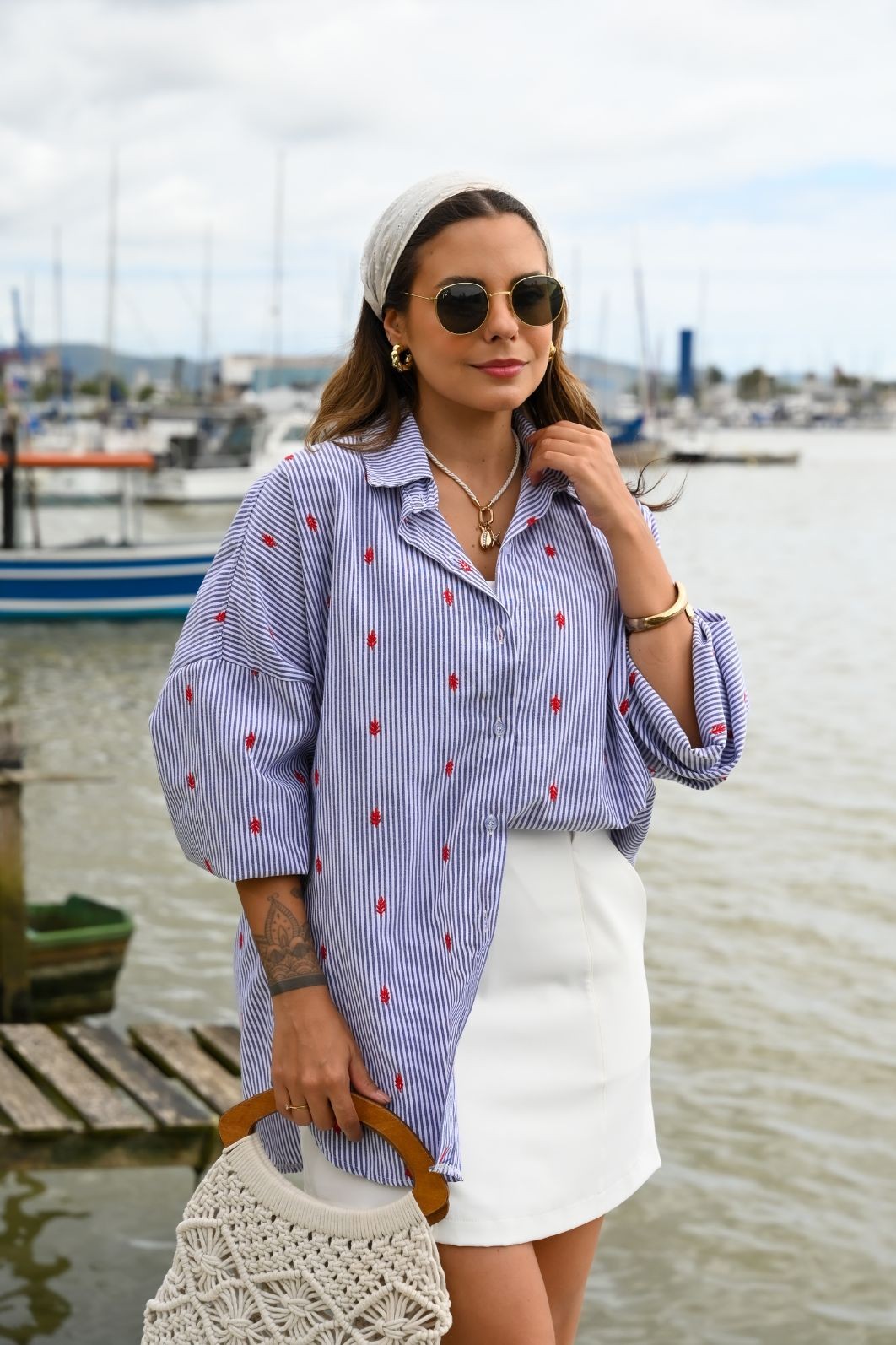 CAMISA OVERSIZED NAVY