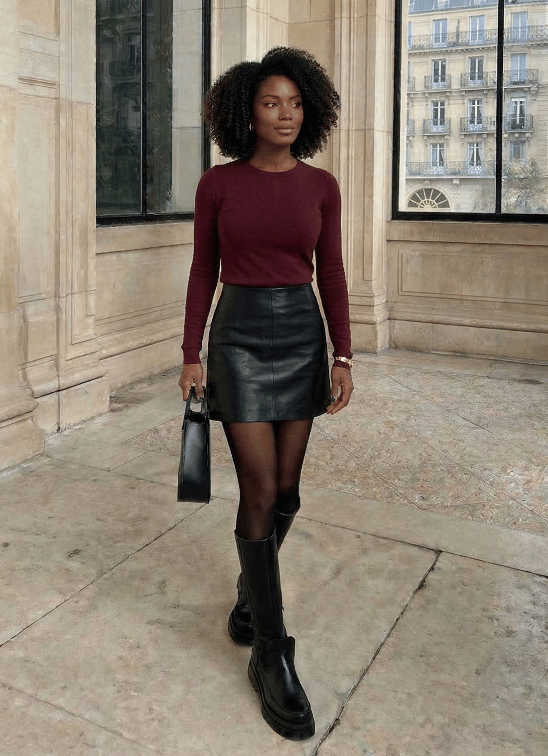 BLUSA TÉRMICA - BORDÔ