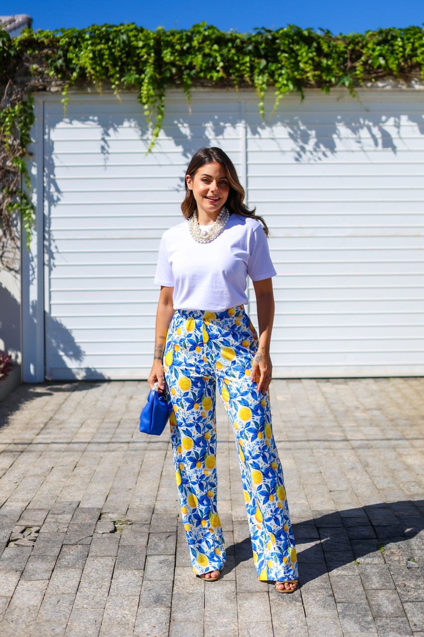 CALÇA WIDE LEG - LEMONS CALÇA WIDE LEG - LEMONS