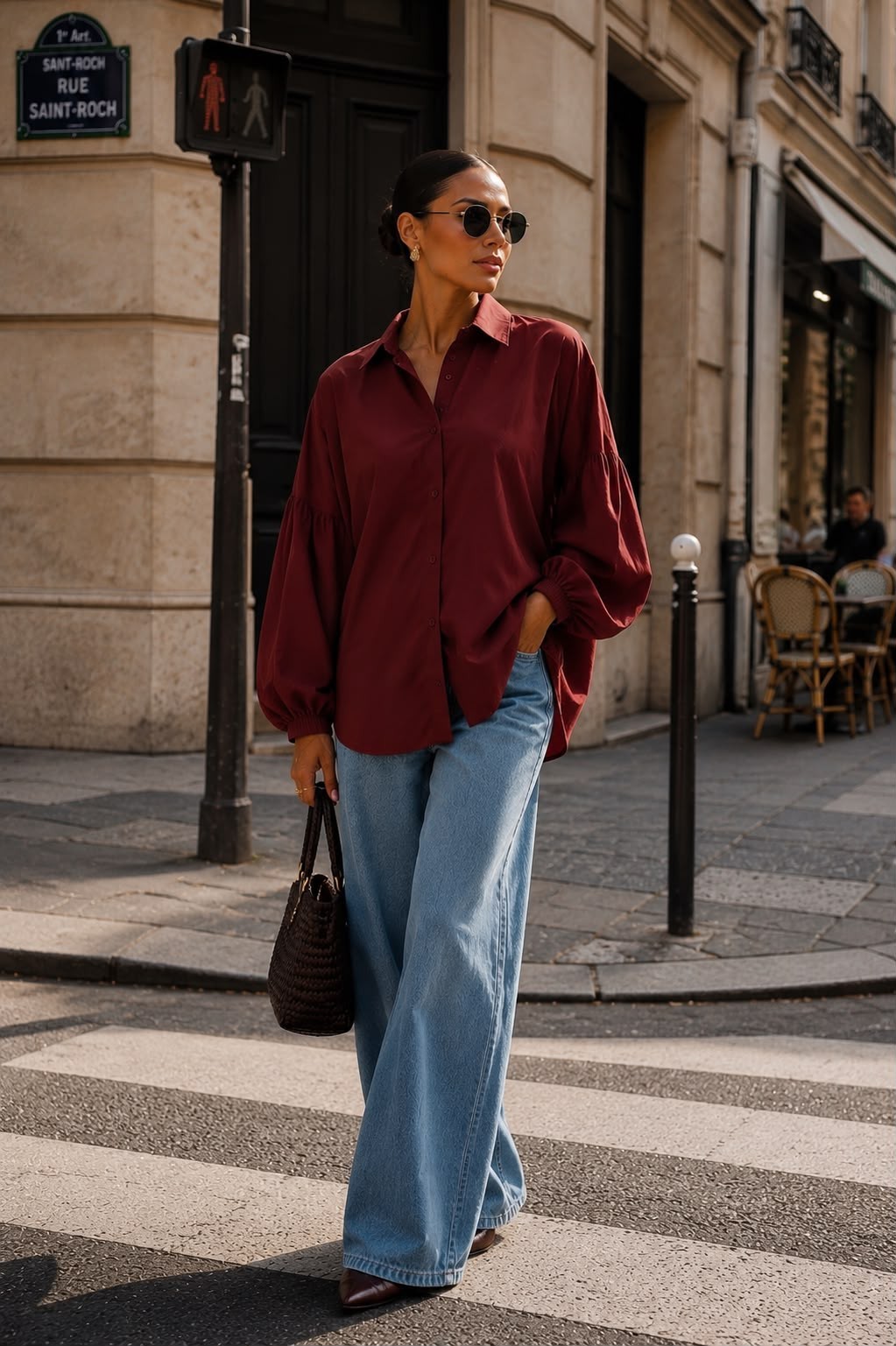 CAMISA OVERSIZED CABERNET CAMISA OVERSIZED CABERNET